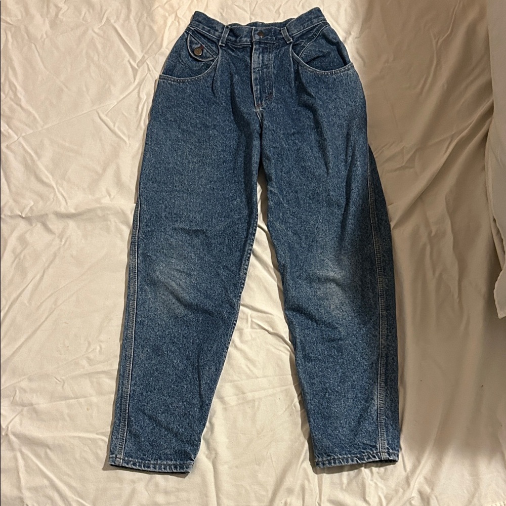 Lee Women's Relaxed Blue Denim Pants